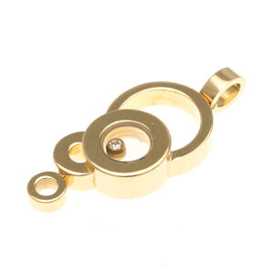 Chopard Happy Bubble Diamond Top 796982 Pink Gold (18K) Diamond Women,Men Fas...